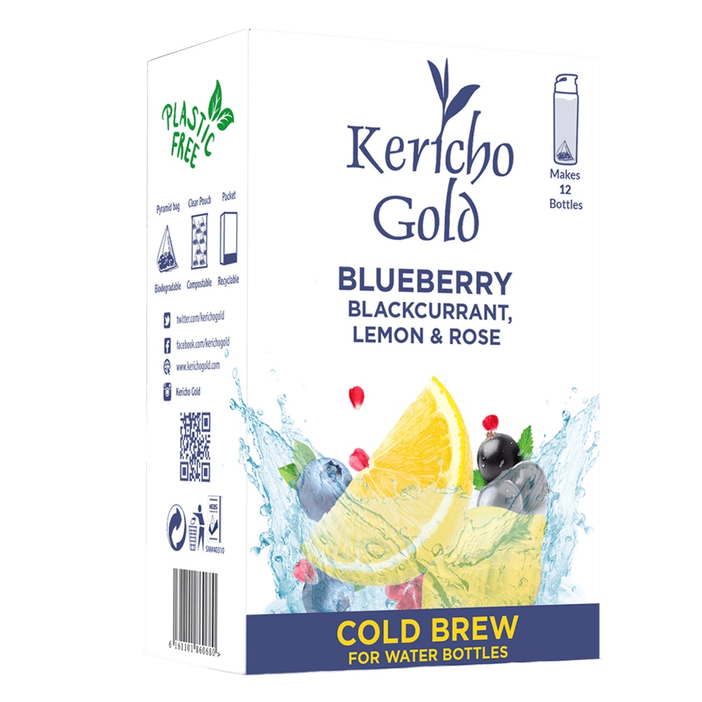 Kericho Gold Blue Berry Currant Lemon Rose Tea bag 12S 30G